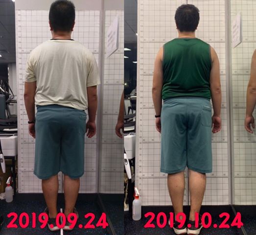 學員 公務員小彥1個月 瘦6.7KG的官方成果原圖 3